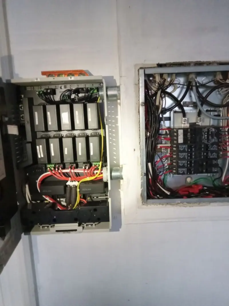 Electrical panel upgrade completed for Security Camera Wiring in Charlotte Harbor